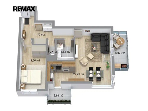 Prodej bytu 2+kk 57 m²