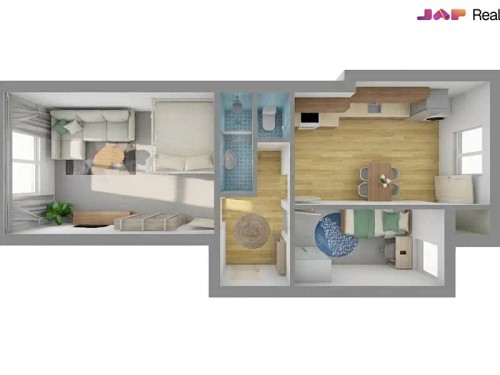 Prodej bytu 2+1 46 m²