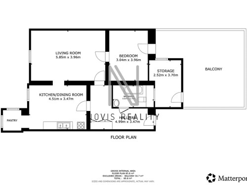 Prodej bytu 2+1 73 m²