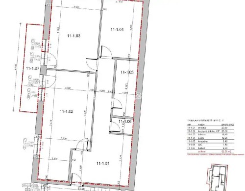 Prodaný byt 3+kk 90 m²