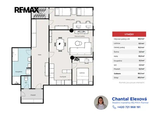 Prodej bytu 3+kk 94 m²