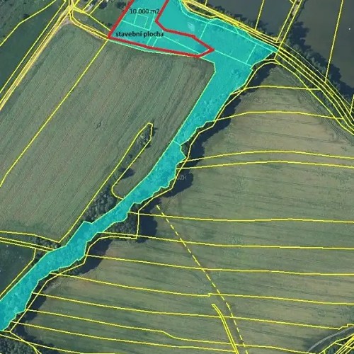 Prodej stavebního pozemku 1399 m²