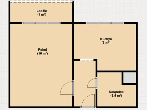 Prodaný  byt 1+1 37 m²