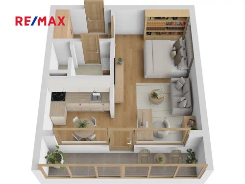 Prodaný byt 1+kk 30 m²