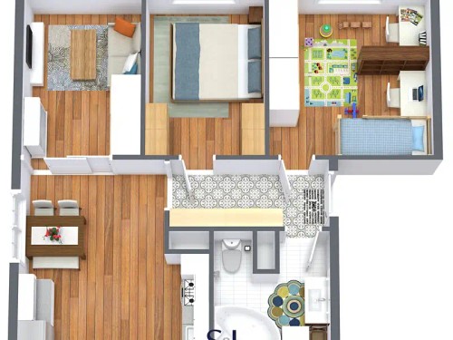 Prodaný  byt 3+1 62 m²