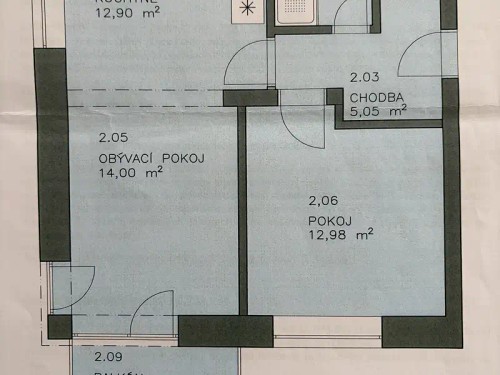 Prodaný byt 2+kk 51 m²