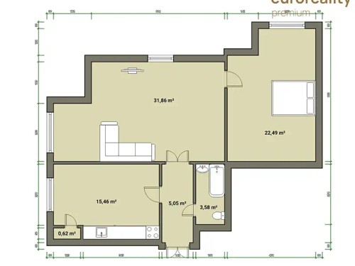Prodej bytu 2+1 79 m²