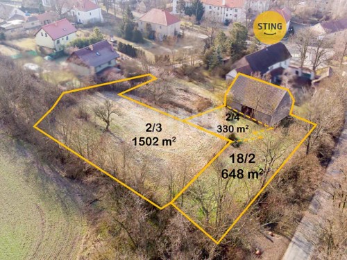 Prodej stavebního pozemku 2480 m²