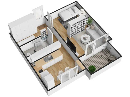 Prodej bytu 1+1 42 m²
