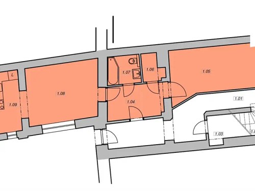 Prodej bytu 2+kk 60 m²