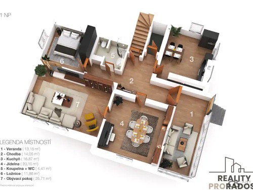 Prodej domu 191 m², pozemek 21597 m²