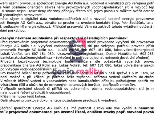 Prodej stavebního pozemku 1845 m²