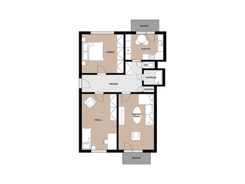 Prodaný byt 3+1 76 m²