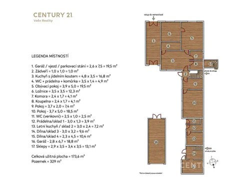 Prodej domu 174 m², pozemek 329 m²