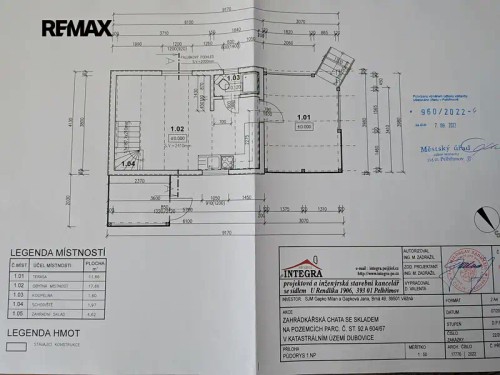 Prodej chaty 78 m², pozemek 399 m²