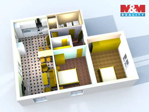 Prodej bytu 3+kk 72 m²