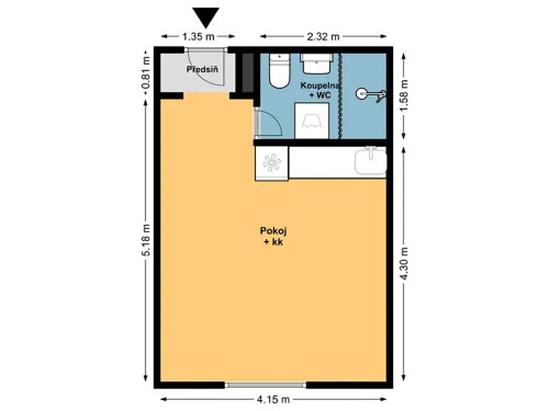 Prodej bytu 1+kk 26 m²