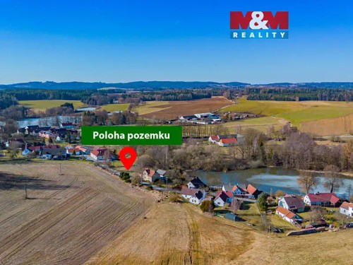 Prodej stavebního pozemku 1456 m²