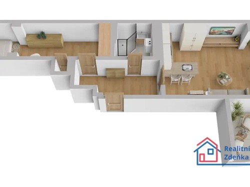 Prodaný byt 2+kk 49 m²