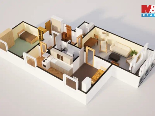 Prodaný  byt 2+1 57 m²