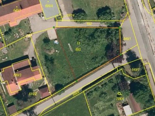 Prodej stavebního pozemku 905 m²