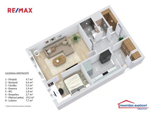 Prodej bytu 2+kk 46 m²