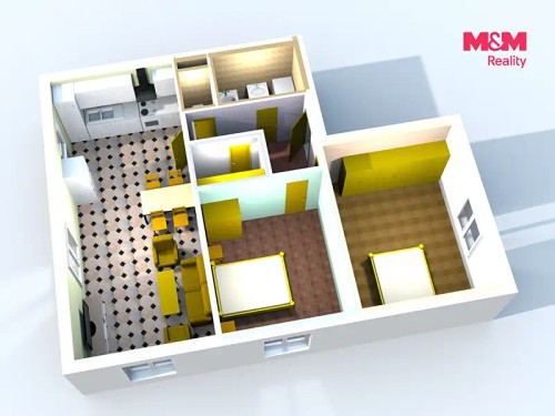 Prodej bytu 3+kk 72 m²