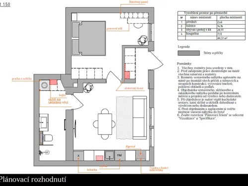 Prodej bytu 2+kk 45 m²