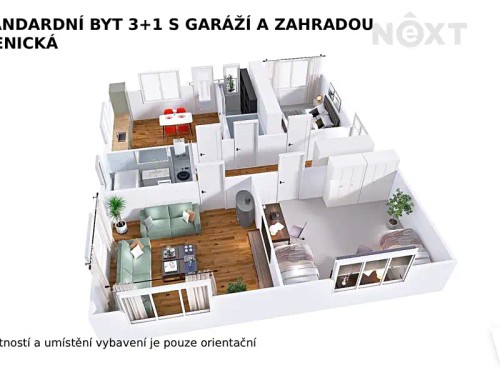 Prodej bytu 3+1 107 m²