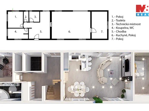 Prodej stavebního pozemku 961 m²
