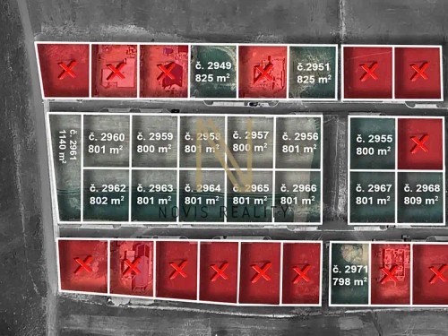 Prodej stavebního pozemku 798 m²