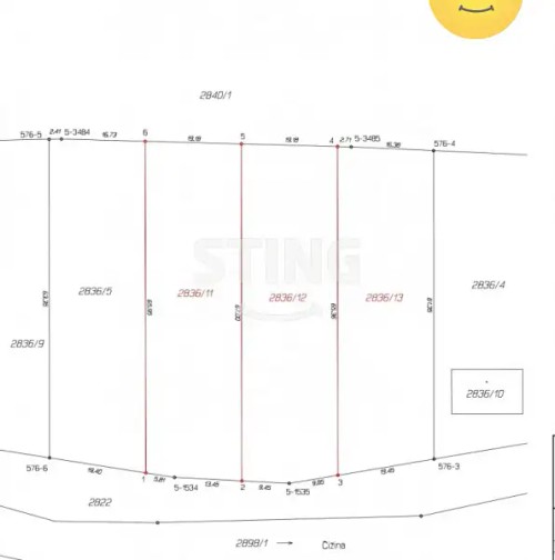 Prodej stavebního pozemku 3789 m²