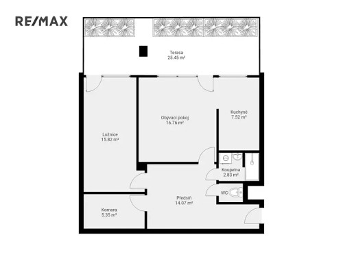 Prodaný byt 2+kk 64 m²
