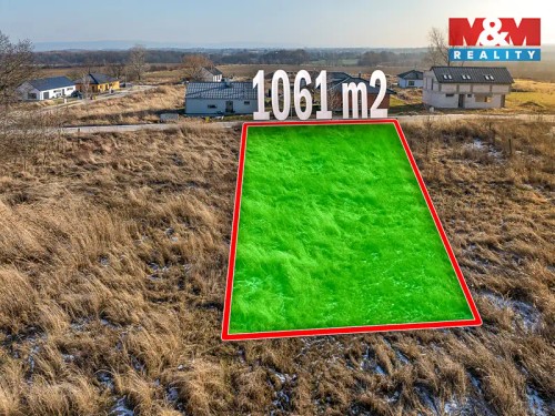 Prodej stavebního pozemku 1061 m²