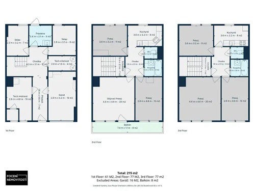 Prodej domu 200 m², pozemek 174 m²