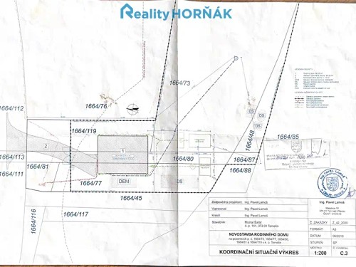 Prodej stavebního pozemku 1733 m²