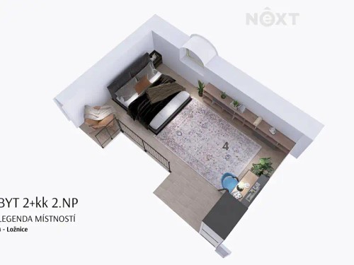 Prodej bytu 2+kk 40 m²
