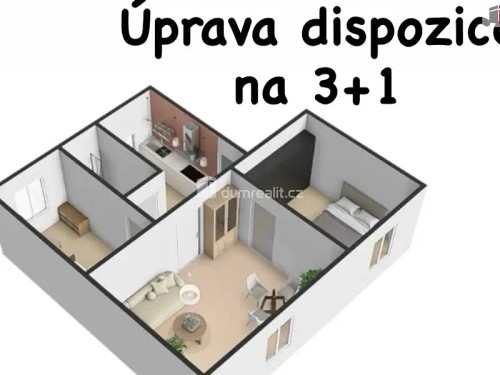 Prodaný  byt 2+1 72 m²