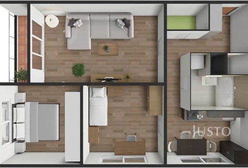 Prodaný byt 3+1 70 m²