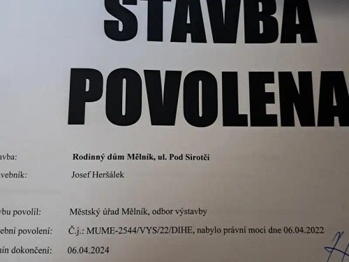 Prodej stavebního pozemku 1713 m²