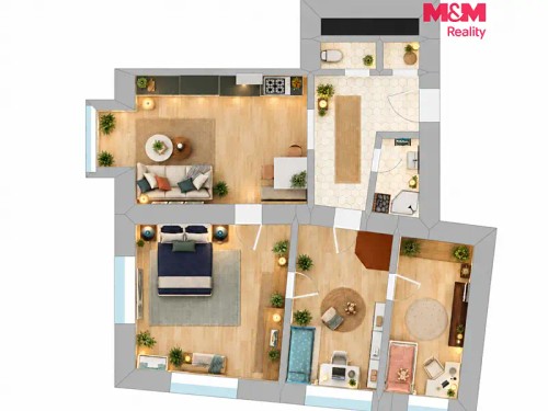 Prodej bytu 3+kk 88 m²
