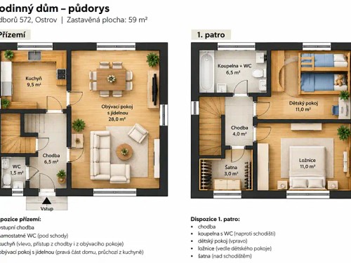 Prodej domu 118 m², pozemek 59 m²