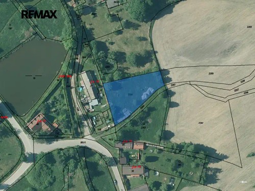 Prodej stavebního pozemku 1488 m²