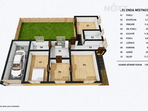 Prodej domu 130 m², pozemek 244 m²