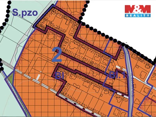 Prodej stavebního pozemku 1038 m²