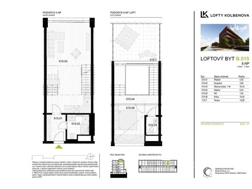Prodaný byt 2+kk 65 m²