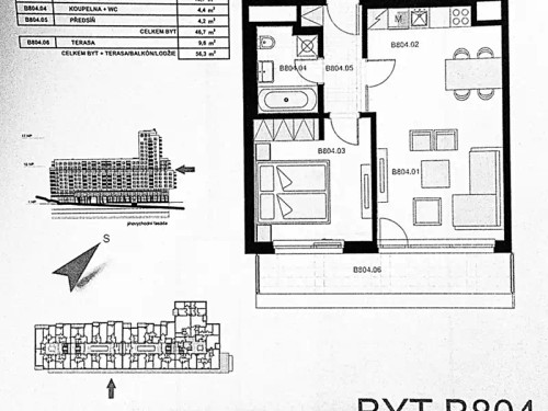 Prodej bytu 2+kk 47 m²