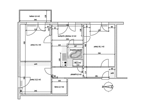 Prodaný  byt 3+1 68 m²