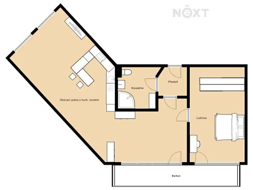 Prodej bytu 2+kk 108 m²