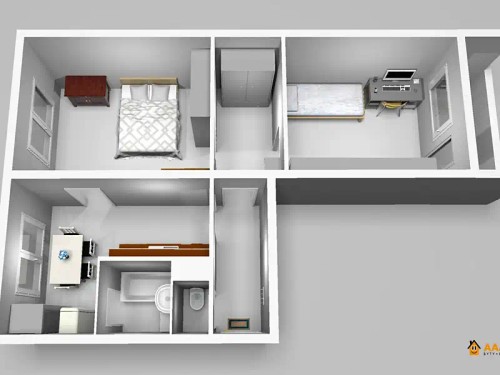 Prodaný  byt 2+1 56 m²